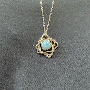 Marahlago Quadra Pendant on 17” Sterling Chain